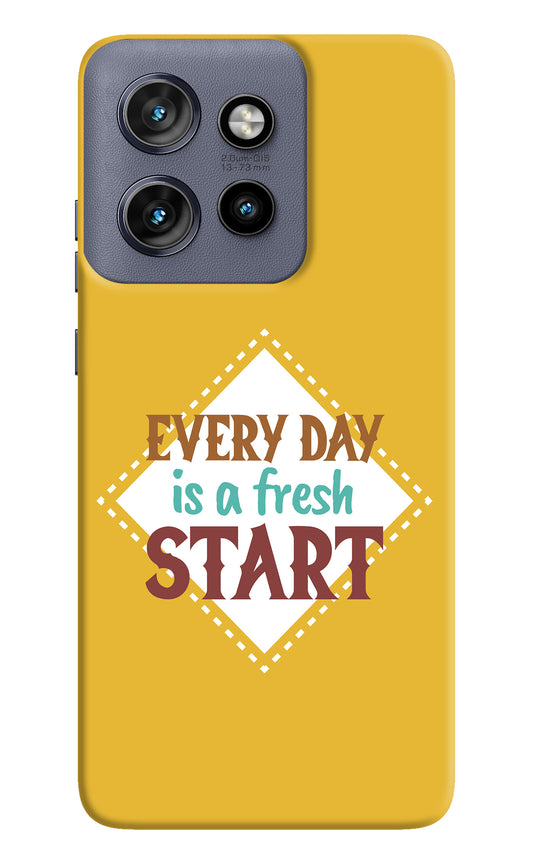 Every day is a Fresh Start Moto Edge 50 Neo Back Cover