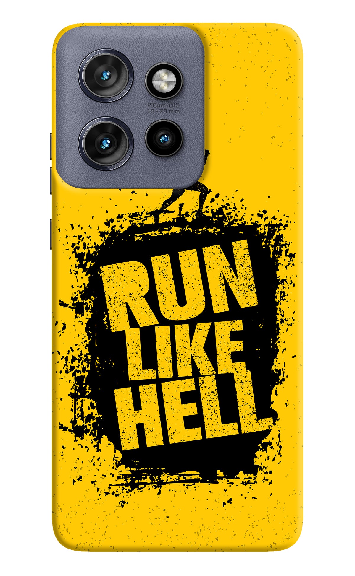 Run Like Hell Moto Edge 50 Neo Back Cover