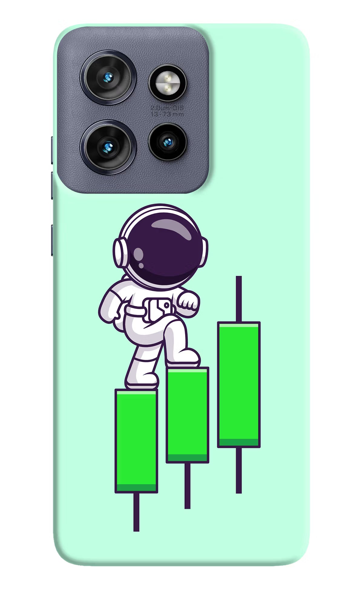 Astronaut Trader Moto Edge 50 Neo Hard Case Back Cover by Casekaro