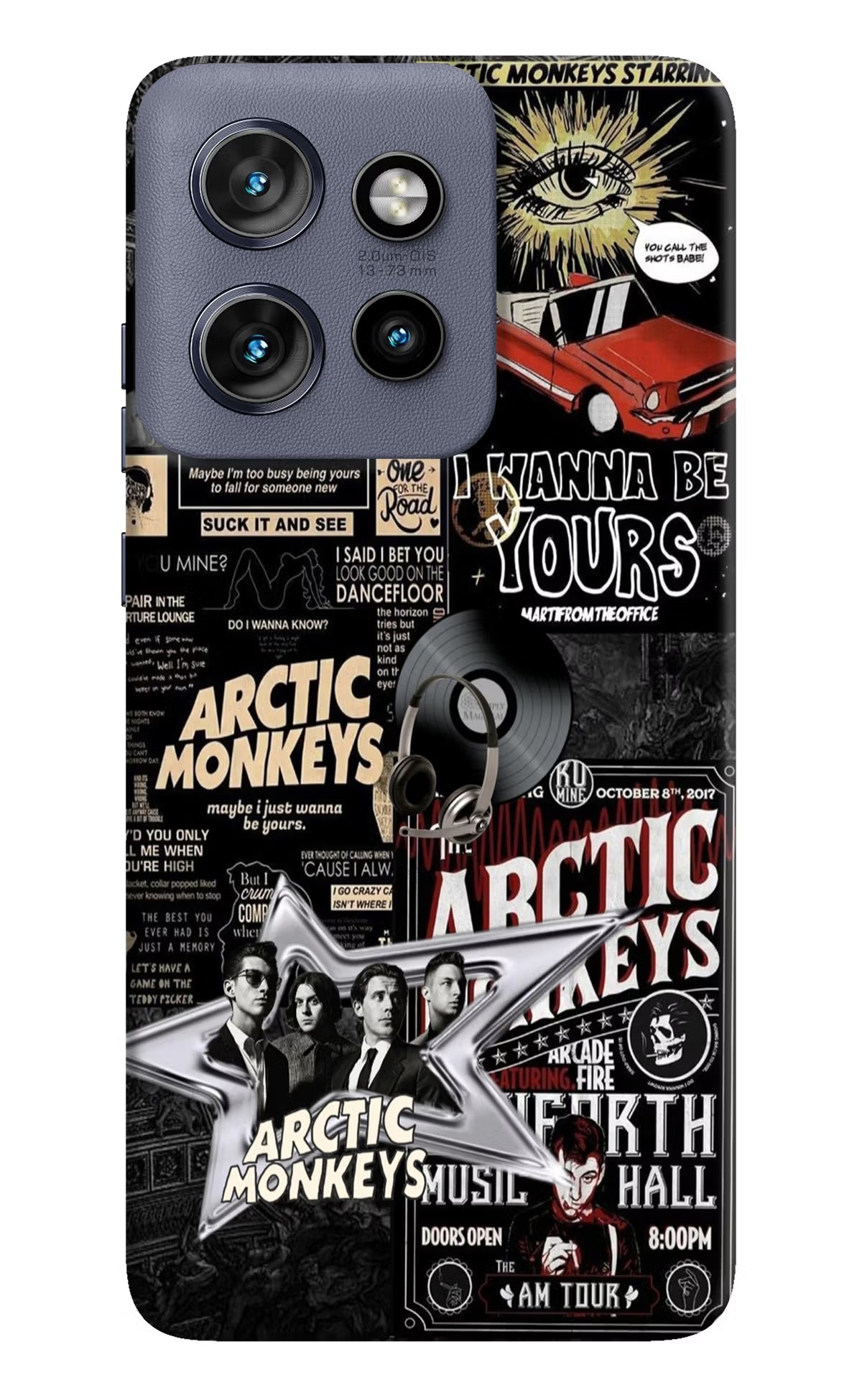 Arctic Monkeys Moto Edge 50 Neo Hard Case Back Cover by Casekaro
