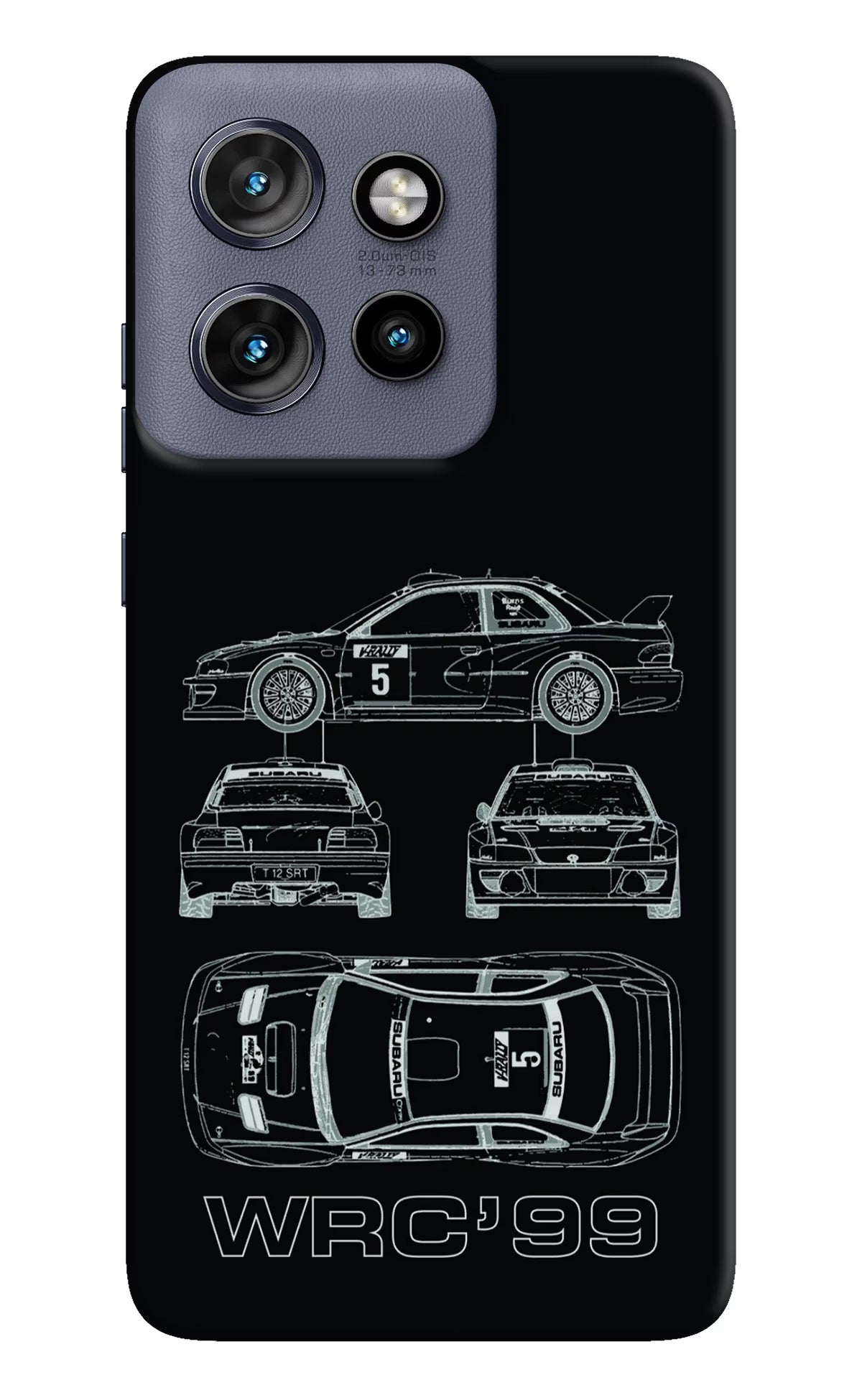 WRC'99 Moto Edge 50 Neo Hard Case Back Cover by Casekaro