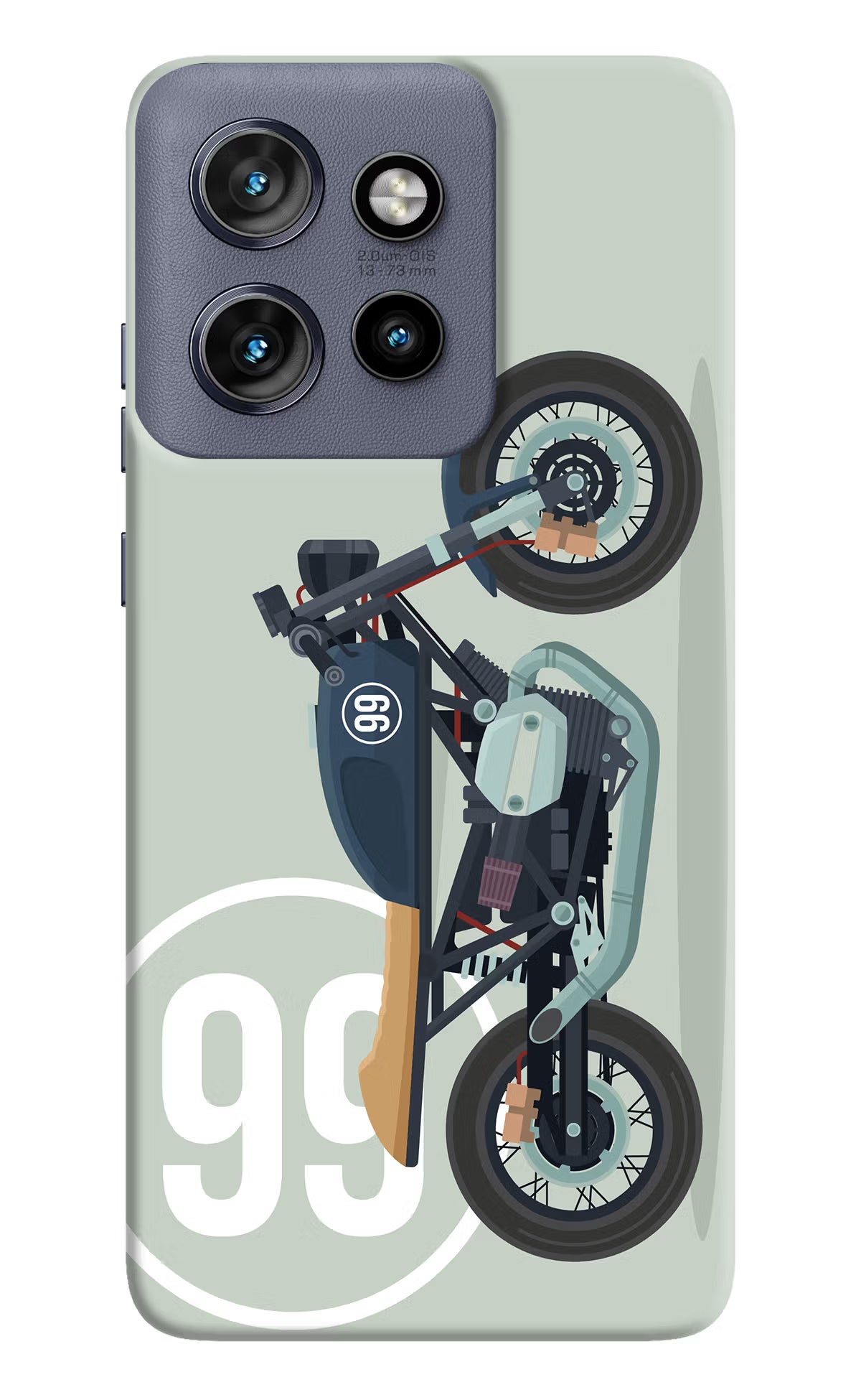 Classic Cafe Racer 99 Moto Edge 50 Neo Hard Case Back Cover by Casekaro