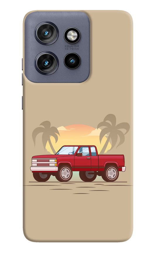Desert Classic Drive Moto Edge 50 Neo Hard Case Back Cover by Casekaro