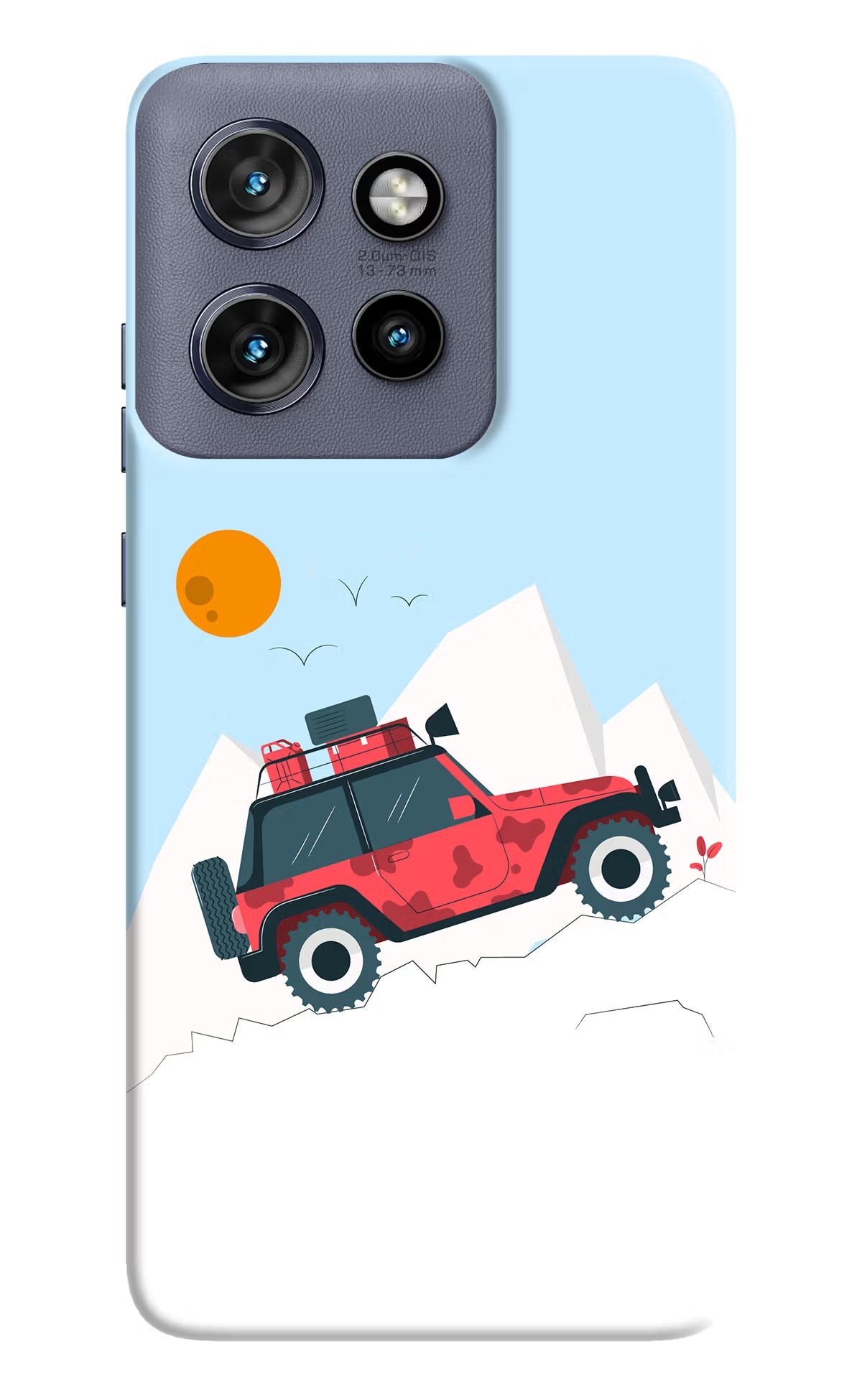 Mountain Trail Beast Moto Edge 50 Neo Hard Case Back Cover by Casekaro