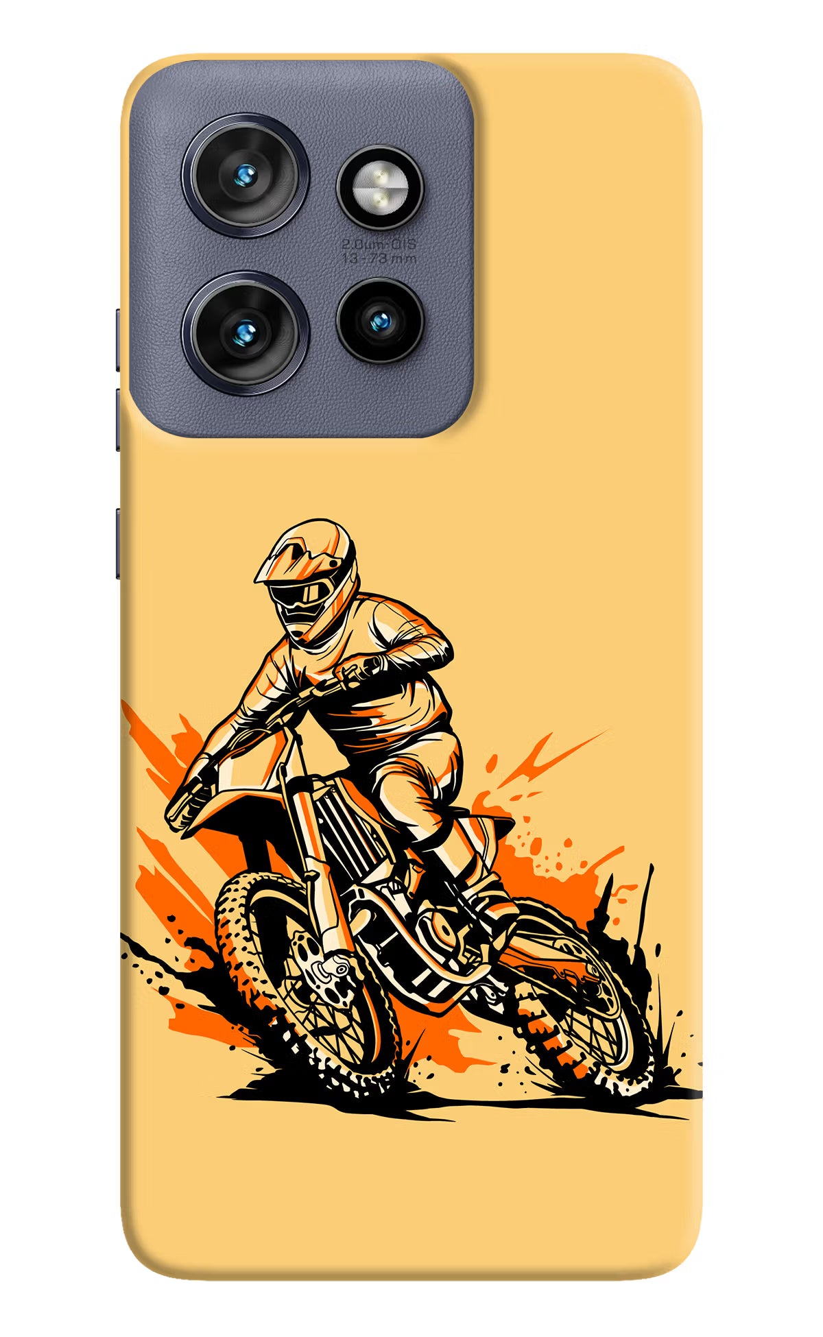 Off-Road Fury Moto Edge 50 Neo Hard Case Back Cover by Casekaro