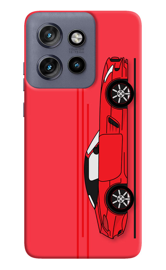 Red Velocity Moto Edge 50 Neo Hard Case Back Cover by Casekaro