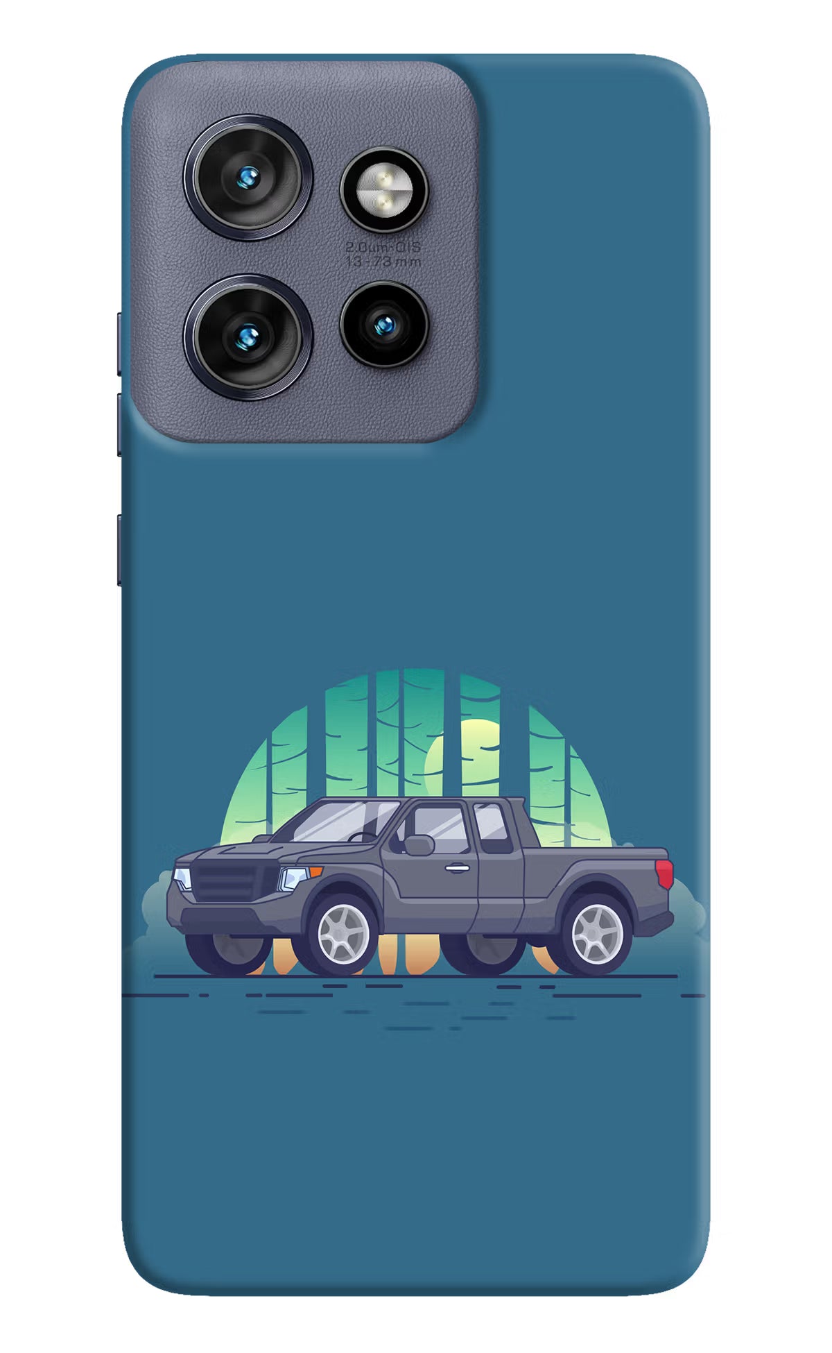 Retro Garage Vibe Moto Edge 50 Neo Hard Case Back Cover by Casekaro