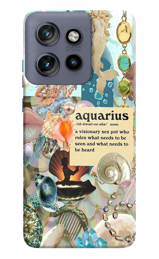 Aquarius Zodiac Moto Edge 50 Neo Hard Case Back Cover by Casekaro