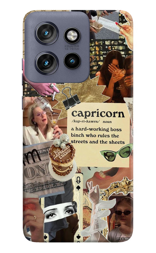 Capricorn Zodiac Moto Edge 50 Neo Hard Case Back Cover by Casekaro