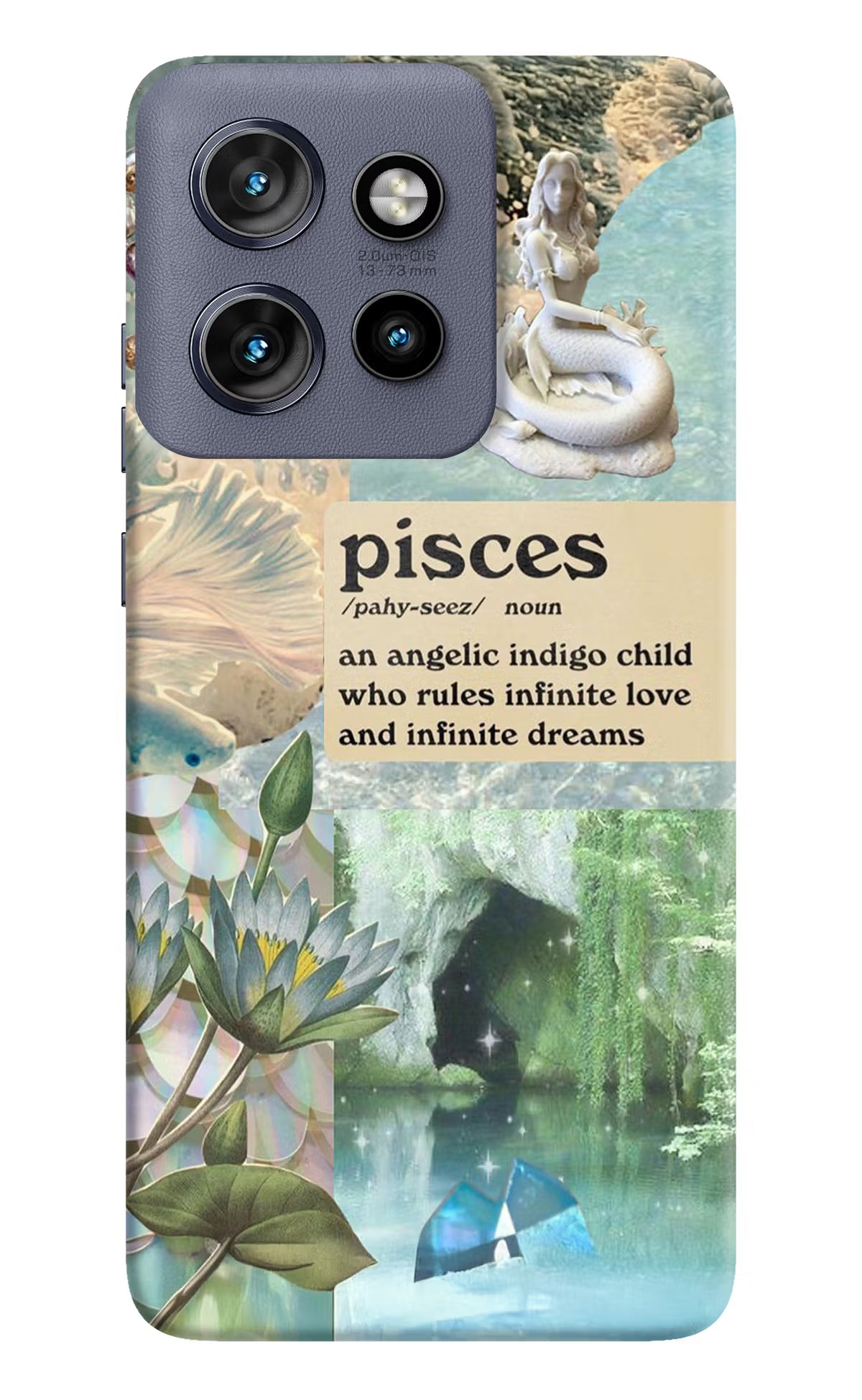 Pisces Zodiac Moto Edge 50 Neo Hard Case Back Cover by Casekaro