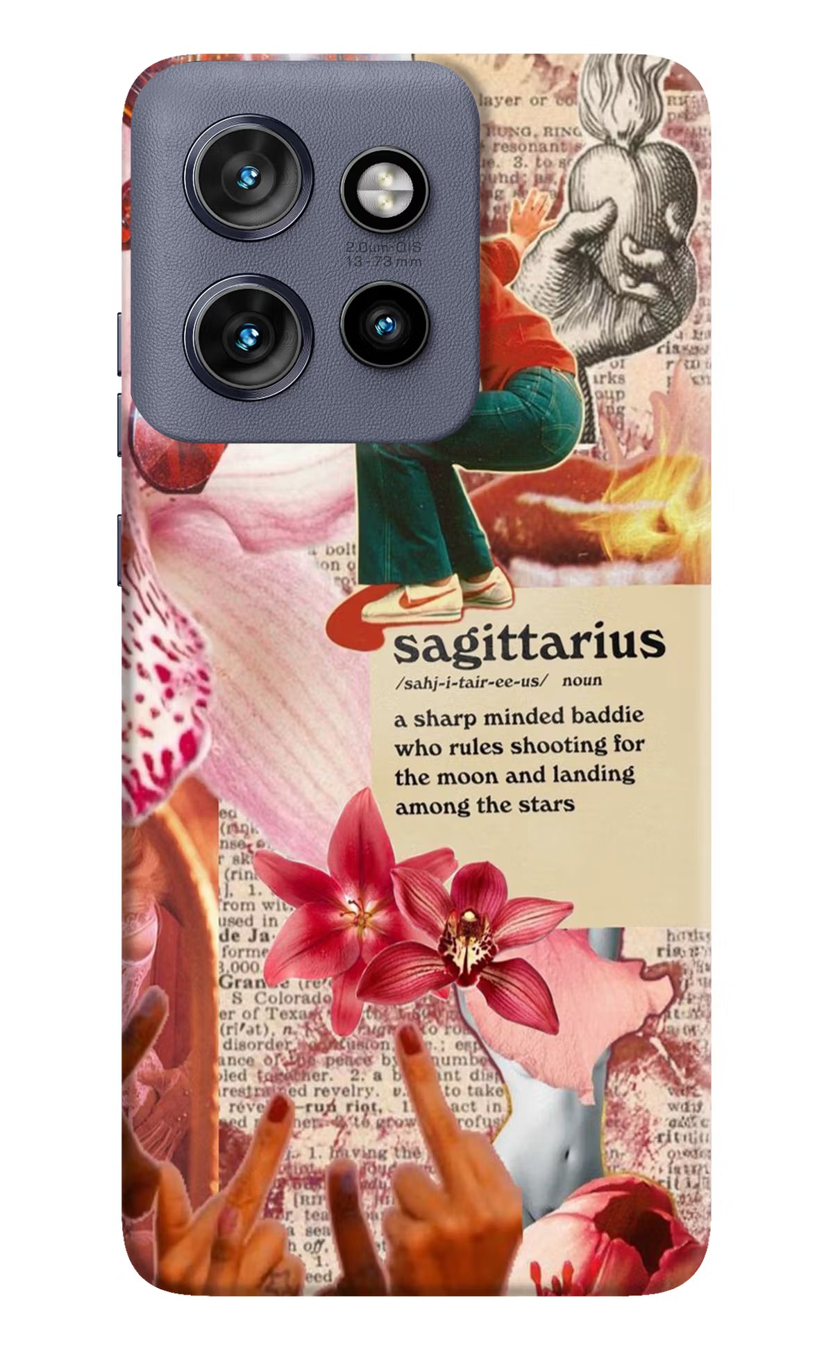 Sagittarius Zodiac Moto Edge 50 Neo Hard Case Back Cover by Casekaro