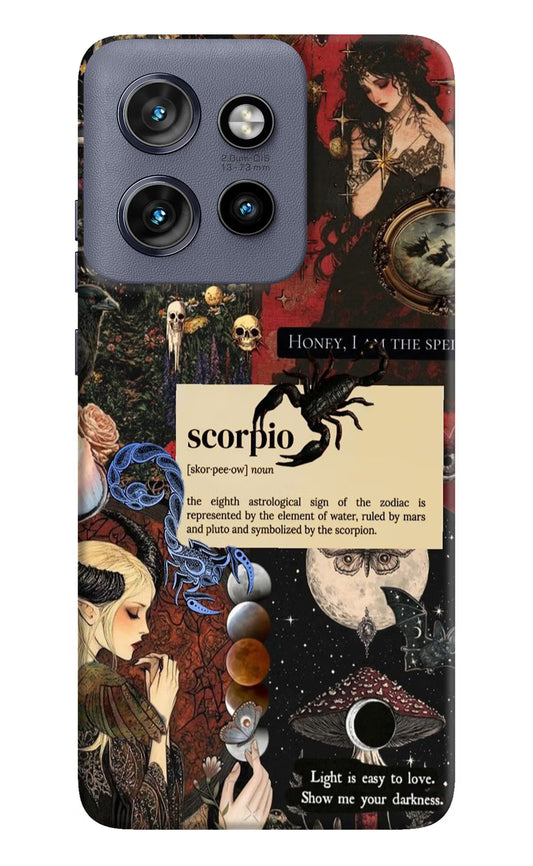 Scorpio Zodiac Moto Edge 50 Neo Hard Case Back Cover by Casekaro
