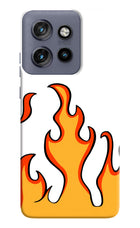 Fired Up – White Moto Edge 50 Neo Hard Case Back Cover by Casekaro