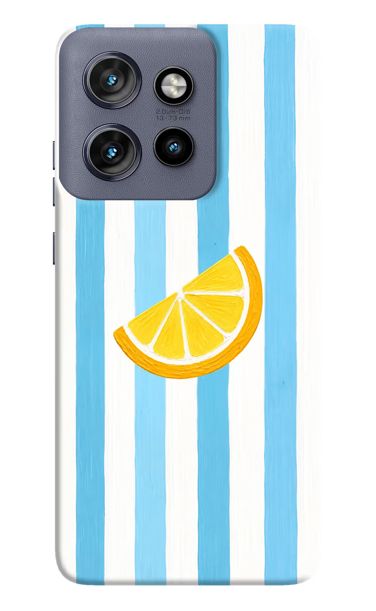 Summer Lemon Moto Edge 50 Neo Hard Case Back Cover by Casekaro
