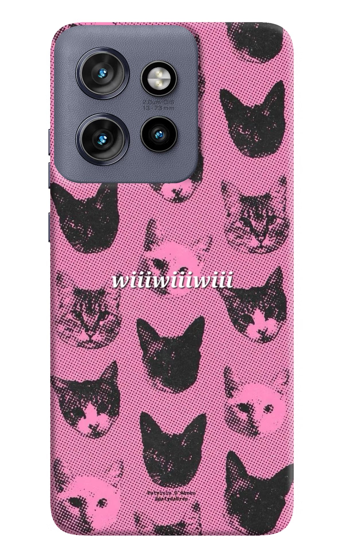 Pink Cats Moto Edge 50 Neo Back Cover