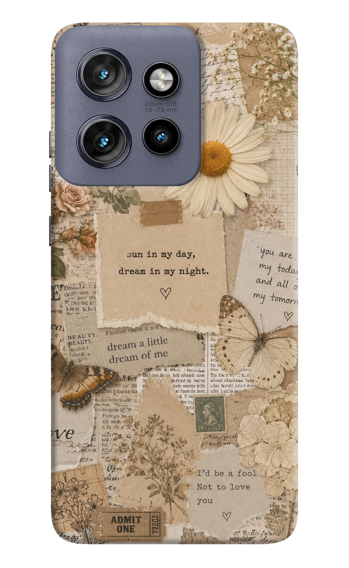 Vintage case Moto Edge 50 Neo Back Cover
