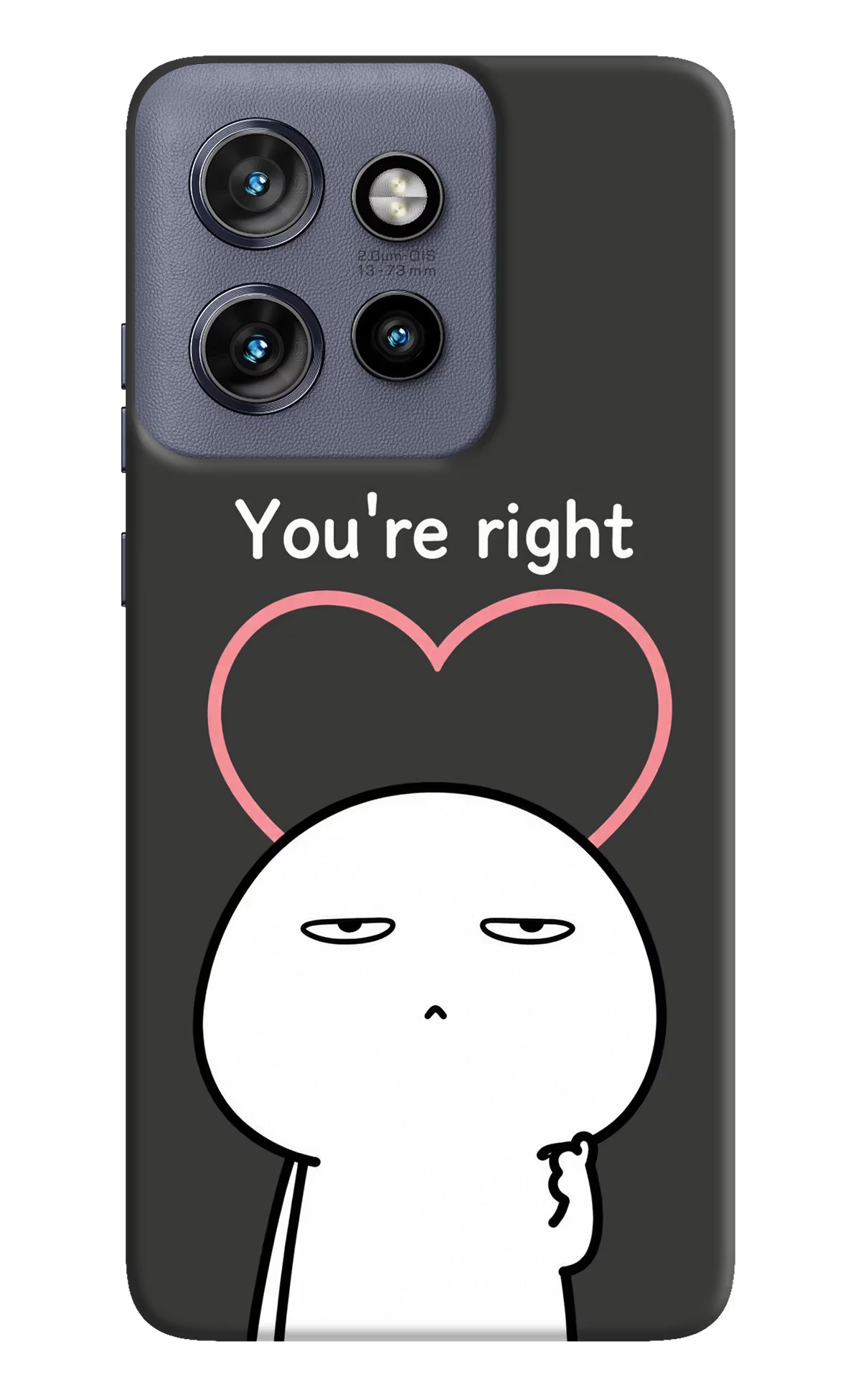 You're Right Moto Edge 50 Neo Back Cover