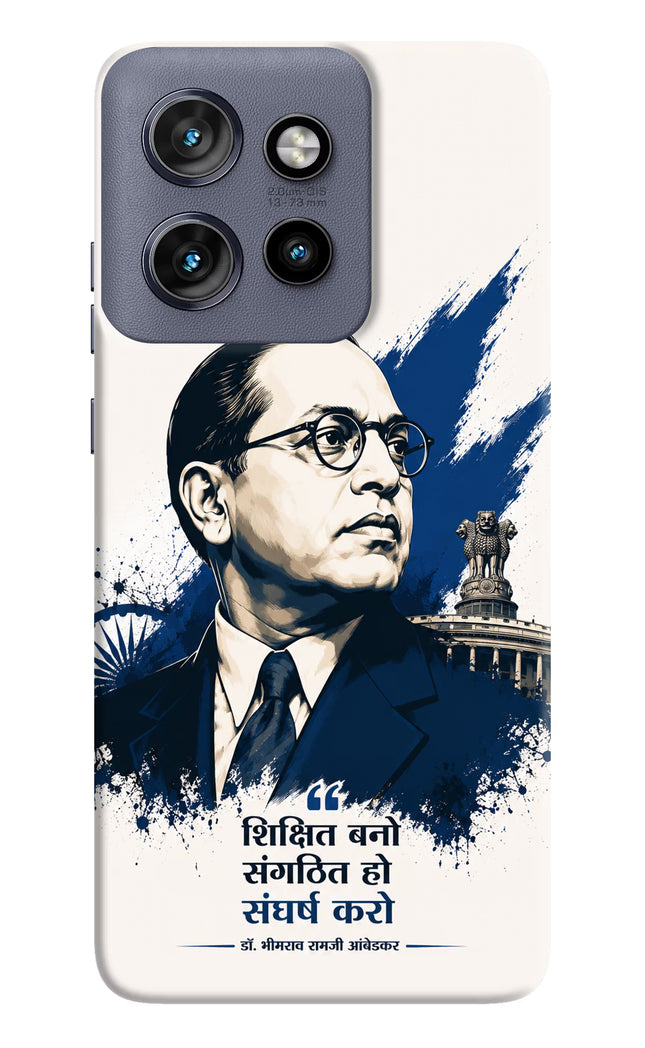 Dr. Ambedkar Visionary Moto Edge 50 Neo Hard Case Back Cover by Casekaro
