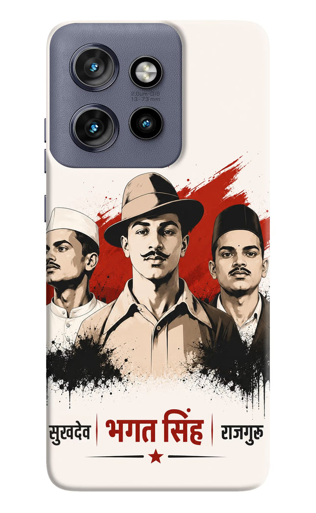 Bhagat Singh Trio Moto Edge 50 Neo Hard Case Back Cover by Casekaro