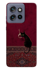 Midnight Cat Moto Edge 50 Neo Hard Case Back Cover by Casekaro