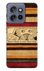 Vinyl Stripes Moto Edge 50 Neo Hard Case Back Cover by Casekaro