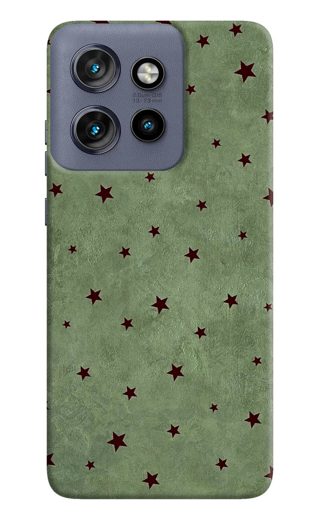 Green Stars Moto Edge 50 Neo Hard Case Back Cover by Casekaro