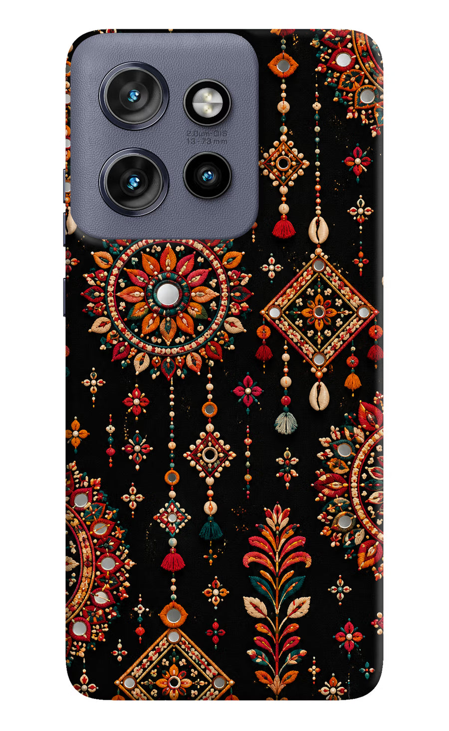 Boho Noir Moto Edge 50 Neo Back Cover, Hard case