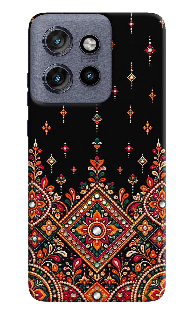 Noir Mehfil Moto Edge 50 Neo Hard Case Back Cover by Casekaro