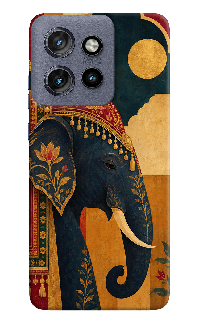 Royal Elephant Moto Edge 50 Neo Hard Case Back Cover by Casekaro