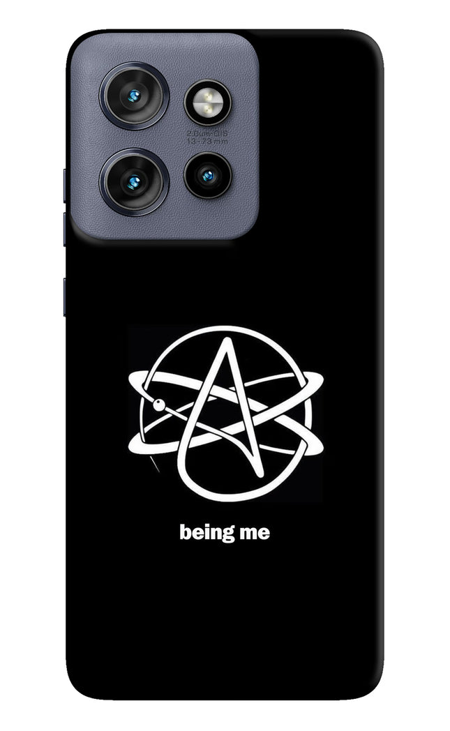 Atheist Symbol Moto Edge 50 Neo Hard Case Back Cover by Casekaro