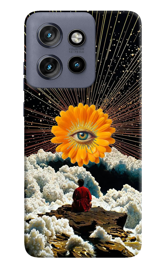 Cosmic Flower Moto Edge 50 Neo Hard Case Back Cover by Casekaro