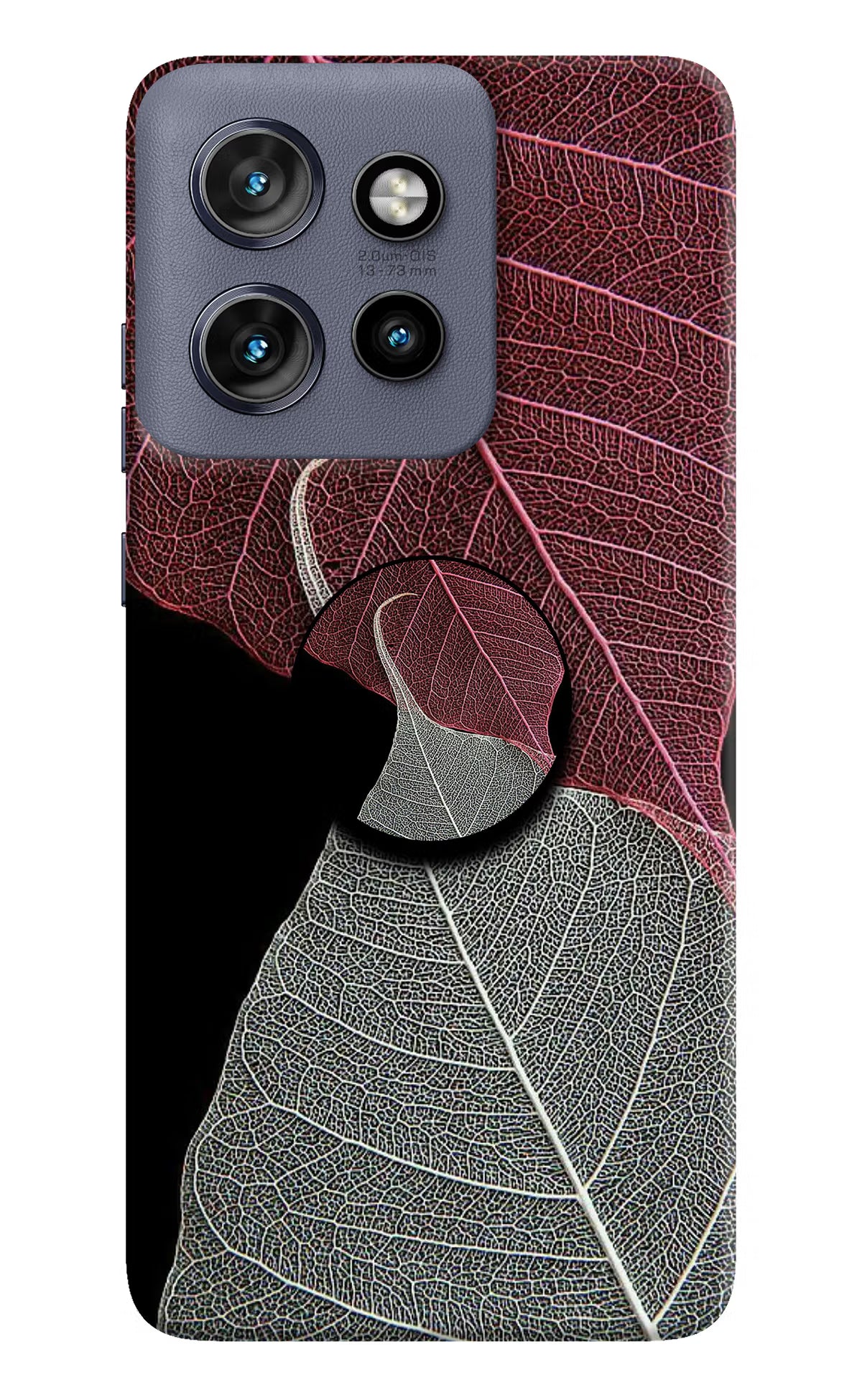 Leaf Pattern Moto Edge 50 Neo Pop Case by Casekaro
