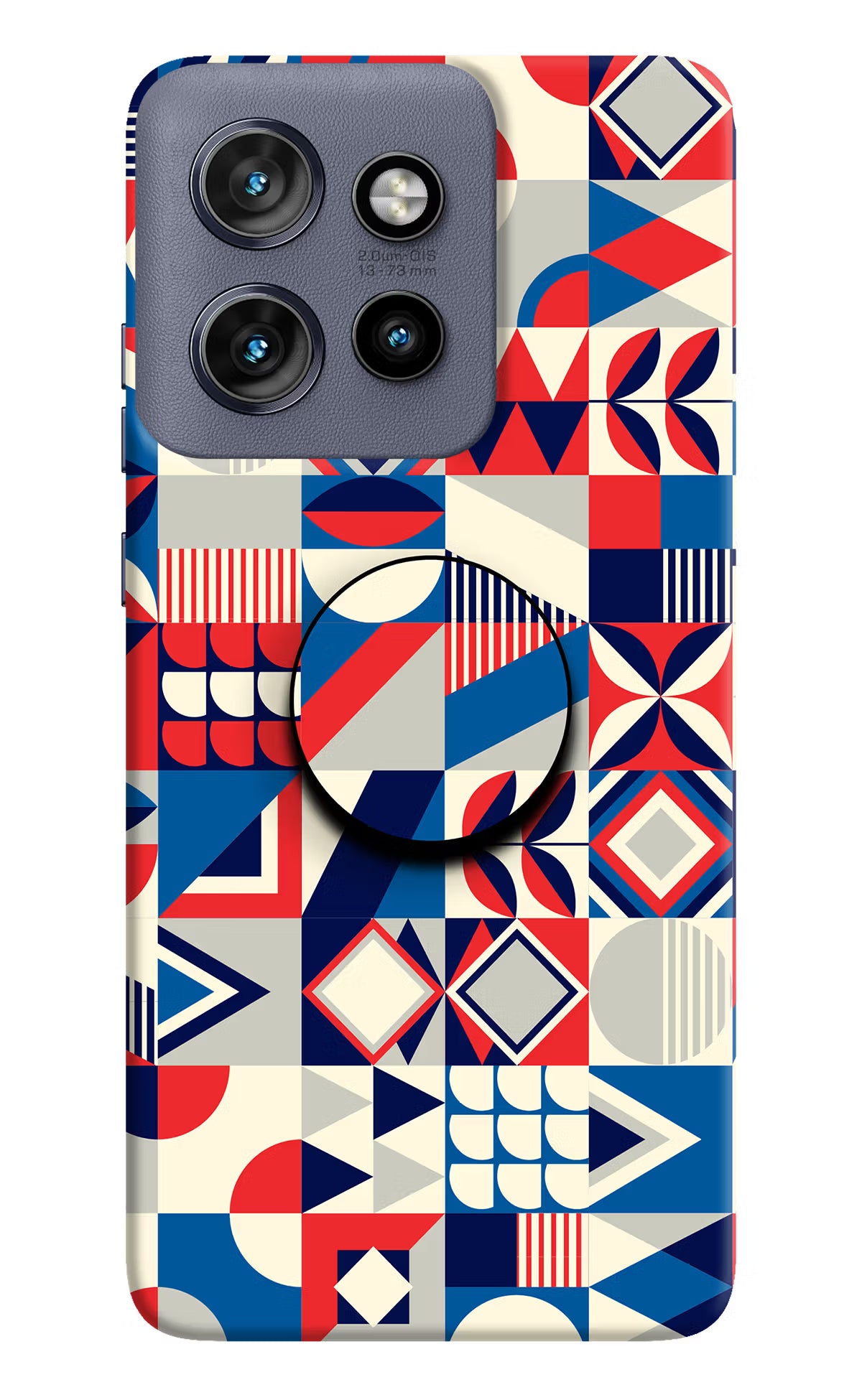 Colorful Pattern Moto Edge 50 Neo Pop Case by Casekaro