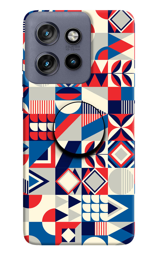 Colorful Pattern Moto Edge 50 Neo Pop Case by Casekaro
