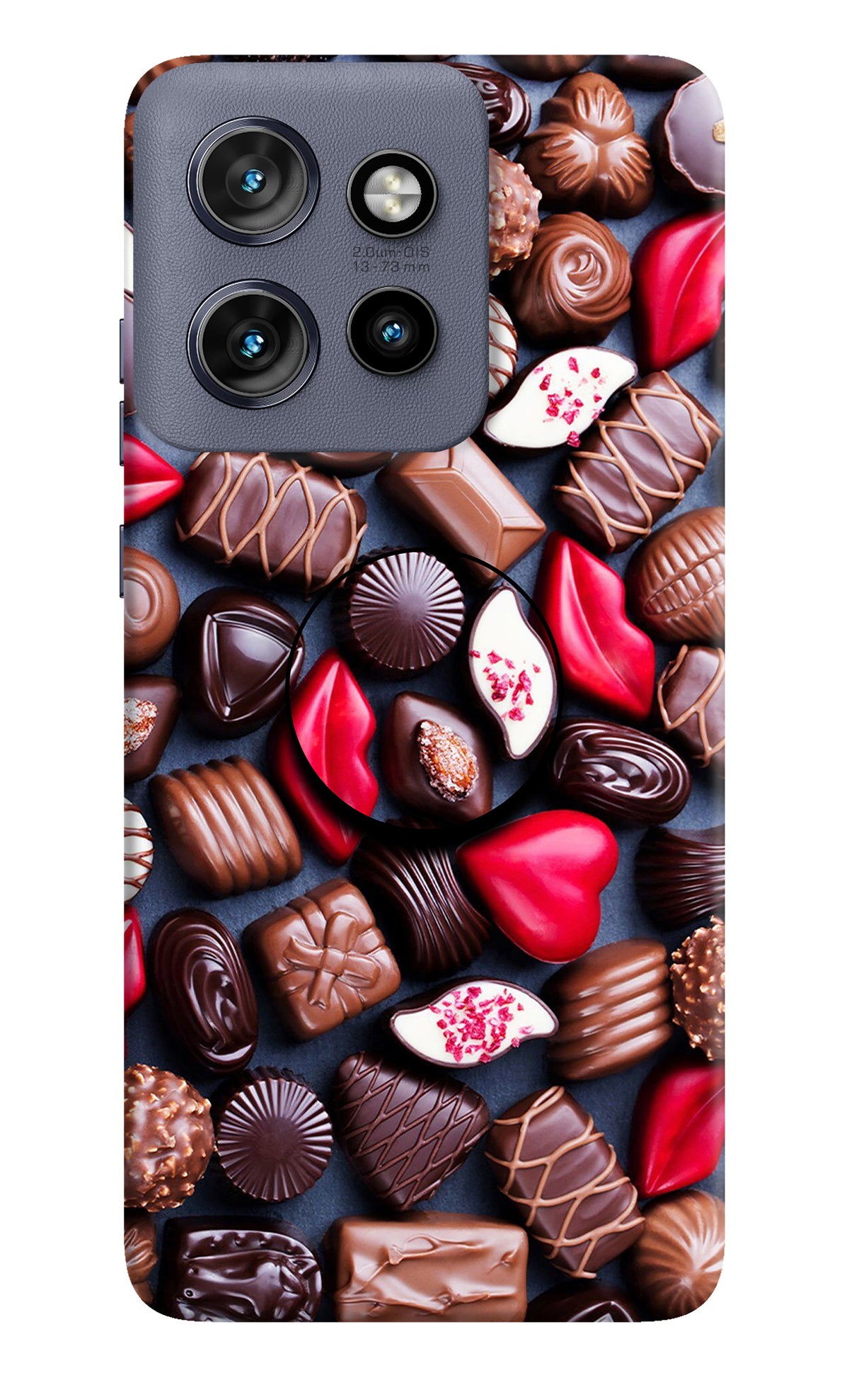 Chocolates Moto Edge 50 Neo Pop Case