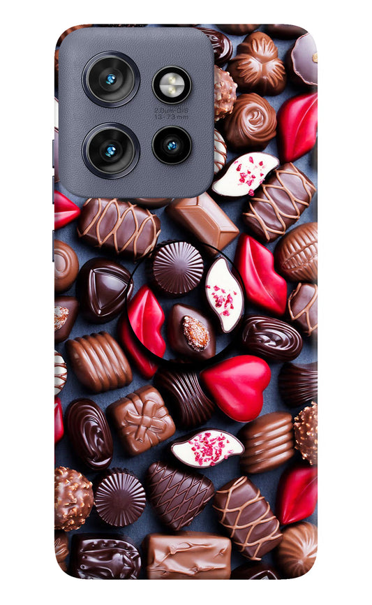Chocolates Moto Edge 50 Neo Pop Case by Casekaro