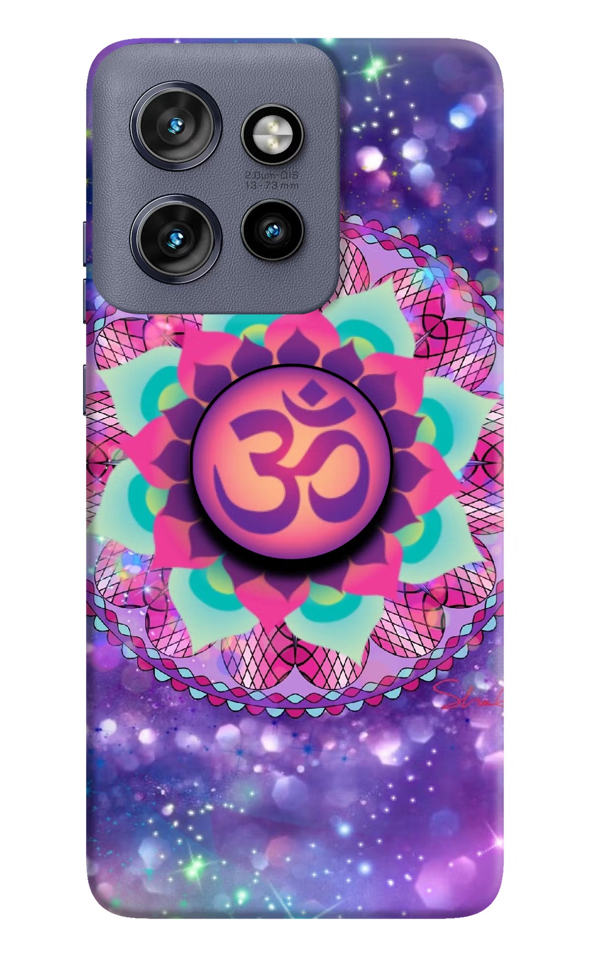 Om Purple Moto Edge 50 Neo Pop Case by Casekaro