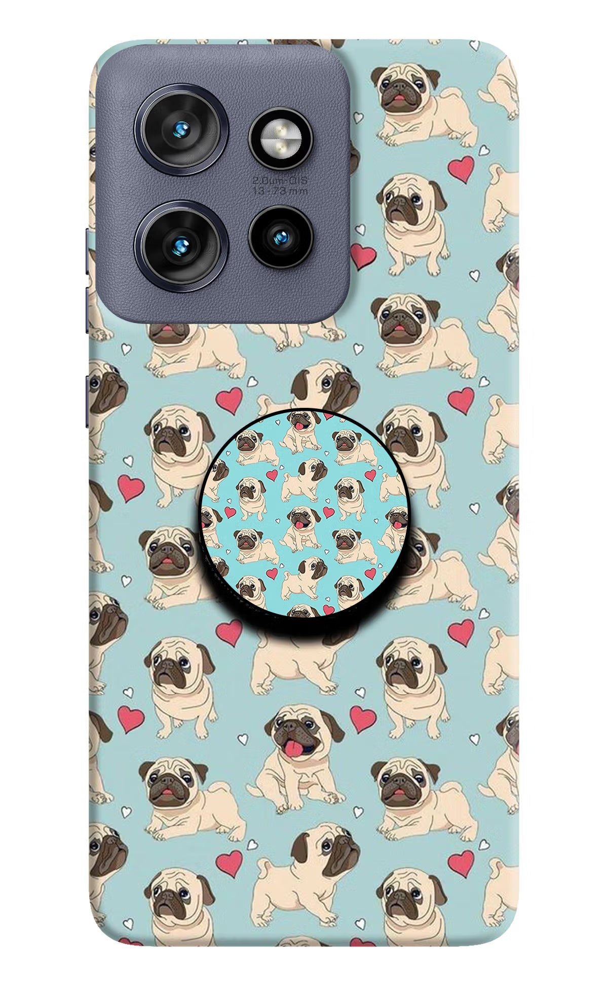 Pug Dog Moto Edge 50 Neo Pop Case by Casekaro