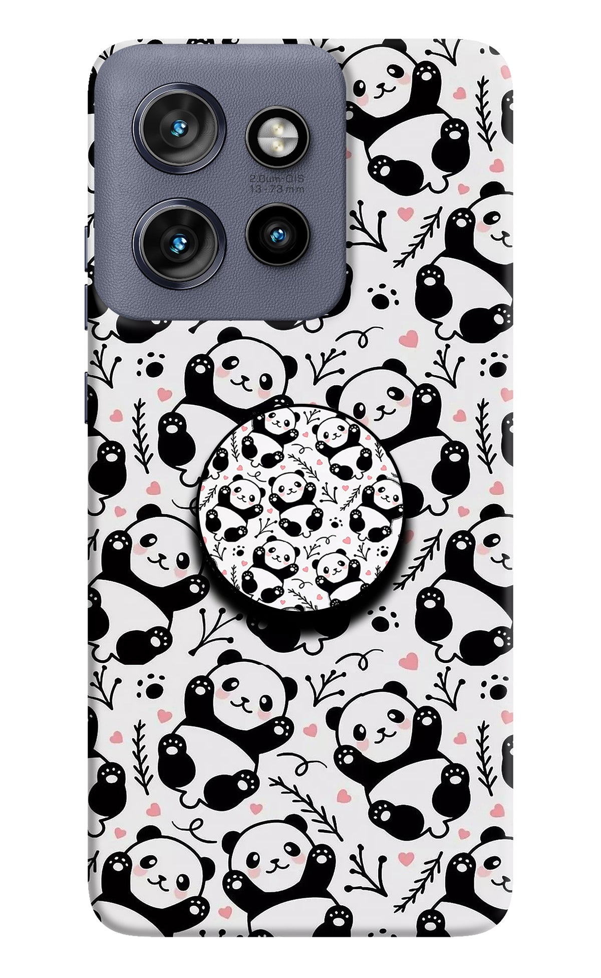 Cute Panda Moto Edge 50 Neo Pop Case