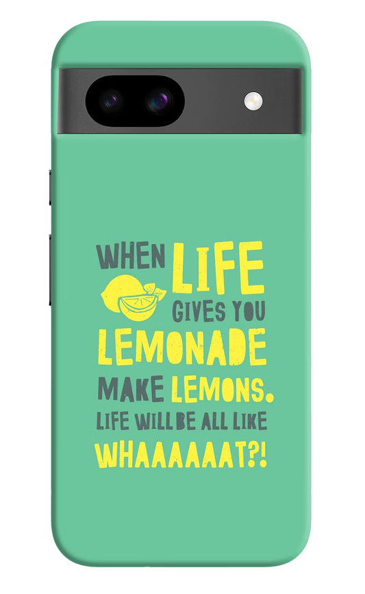 Quote Google Pixel 8A Hard Case Back Cover by Casekaro