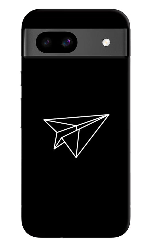 Paper Plane White Google Pixel 8A Hard Case Back Cover by Casekaro