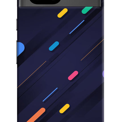 Abstract Design Google Pixel 8A Hard Case Back Cover by Casekaro