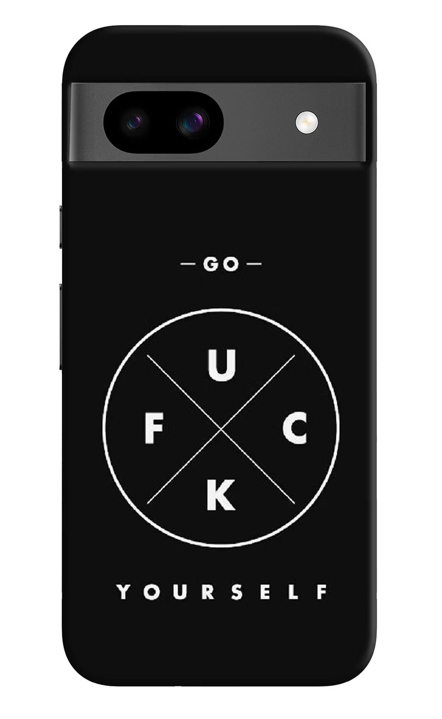 Go Fuck Yourself Google Pixel 8A Back Cover, Hard case
