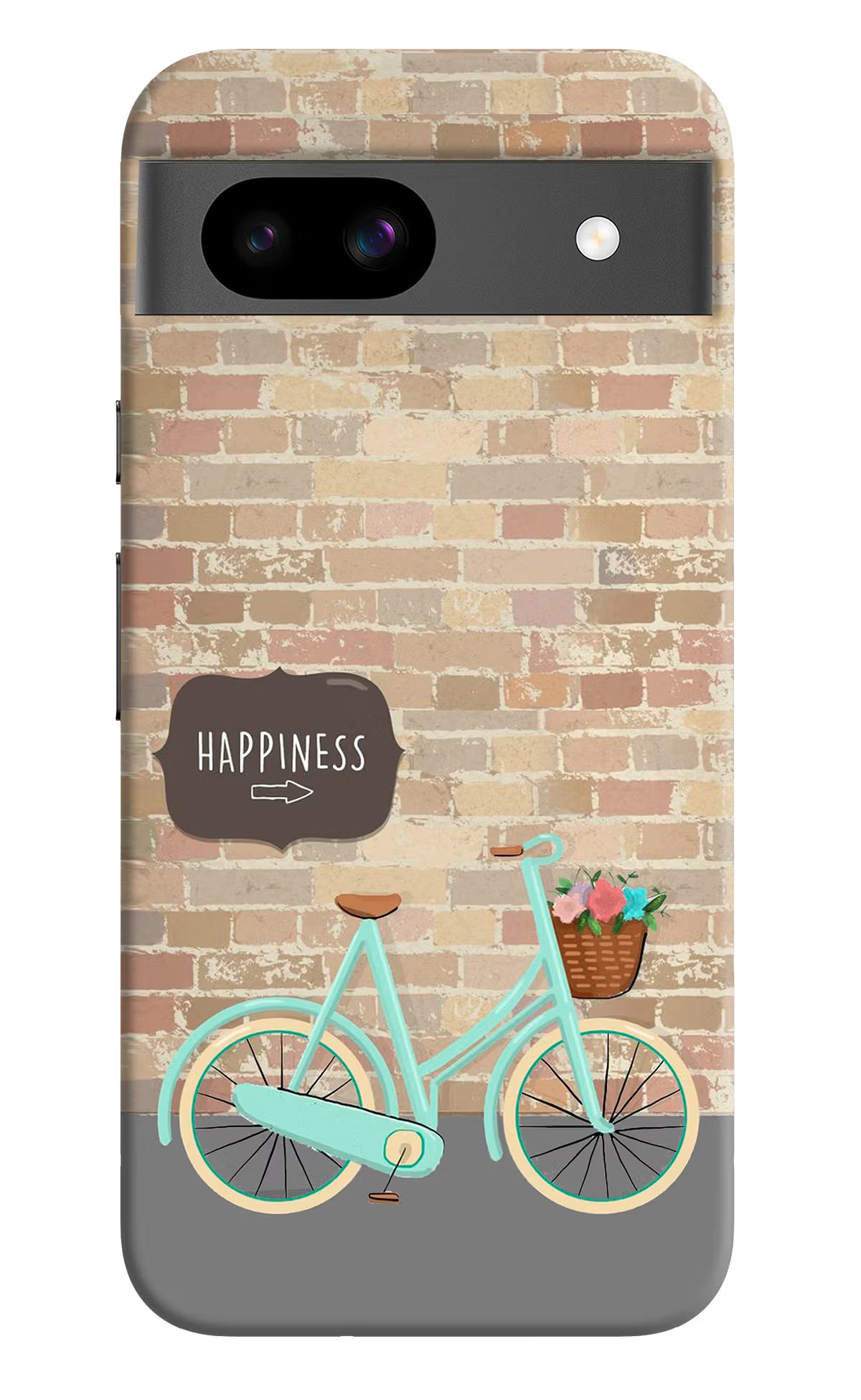 Happiness Artwork Google Pixel 8A Hard Case Back Cover by Casekaro
