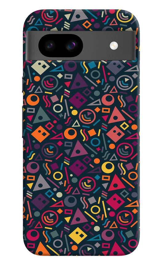 Geometric Abstract Google Pixel 8A Hard Case Back Cover by Casekaro