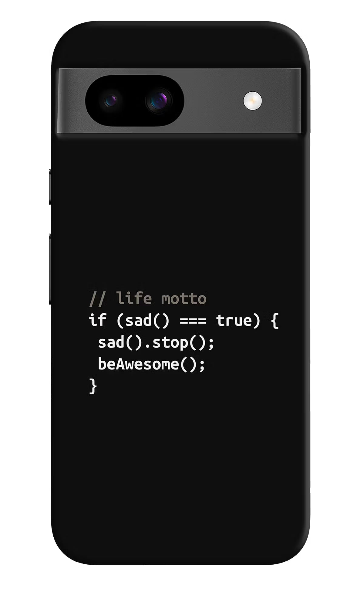 Life Motto Code Google Pixel 8A Hard Case Back Cover by Casekaro