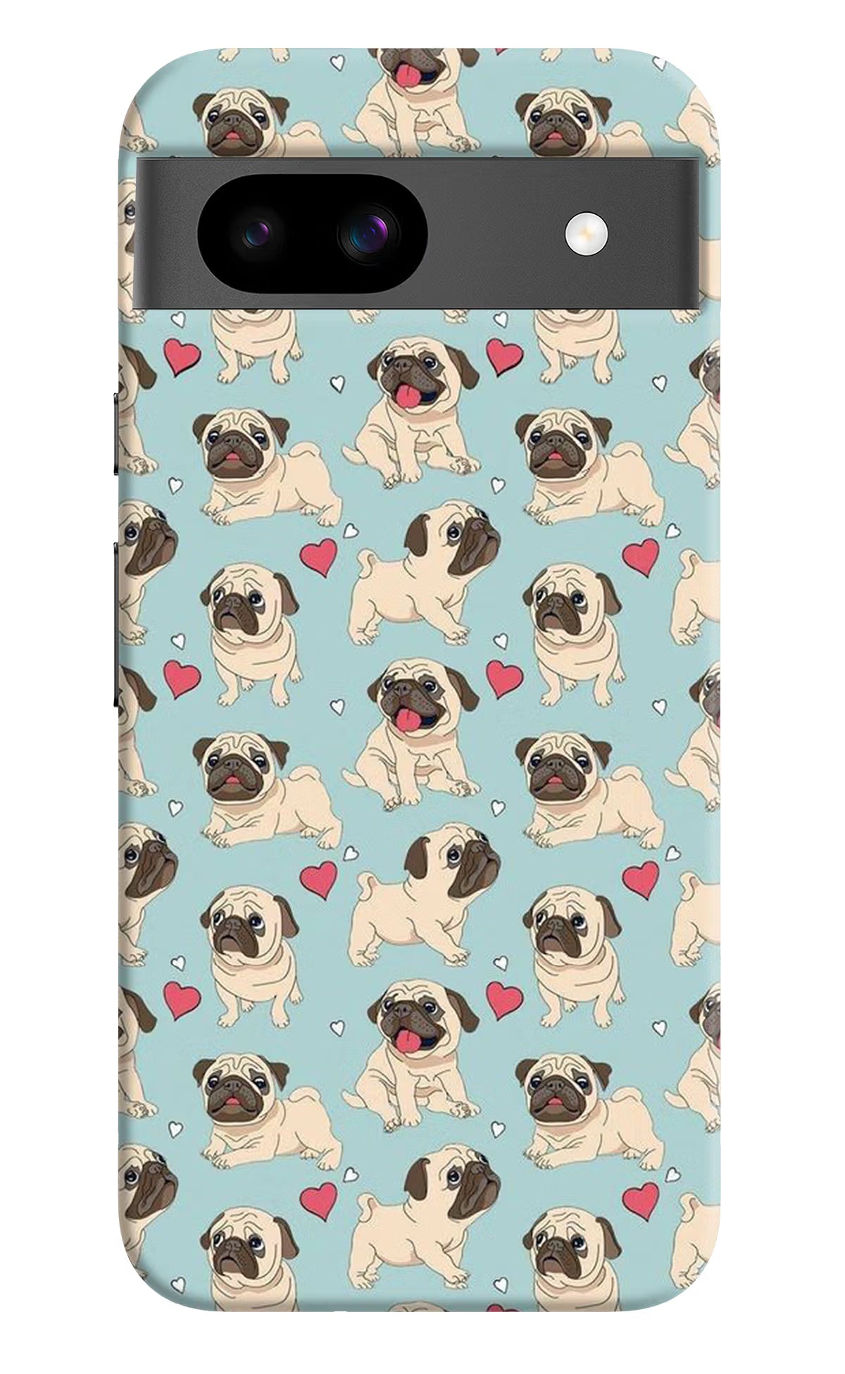 Pug Dog Google Pixel 8A Hard Case Back Cover by Casekaro
