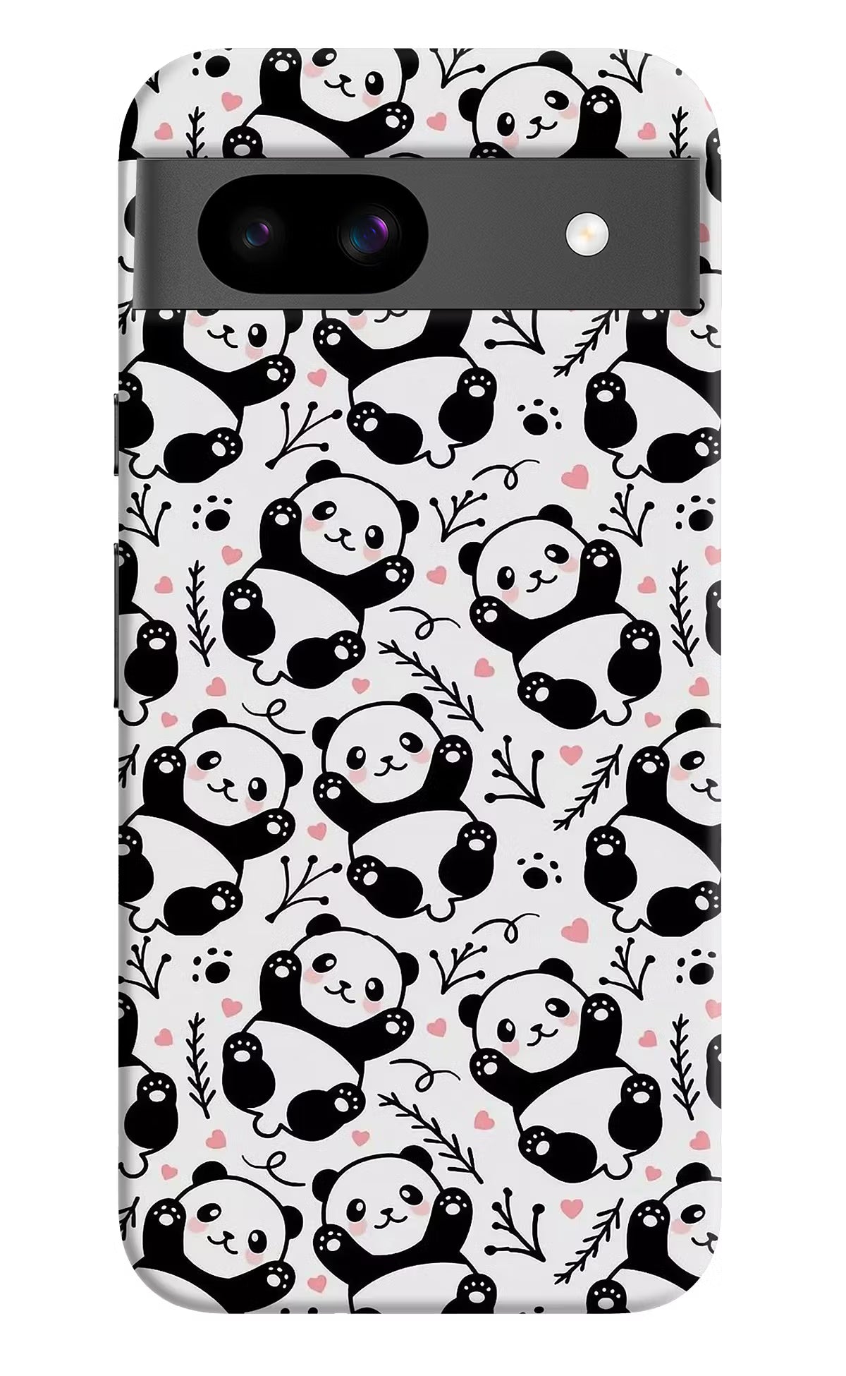 Cute Panda Google Pixel 8A Hard Case Back Cover by Casekaro
