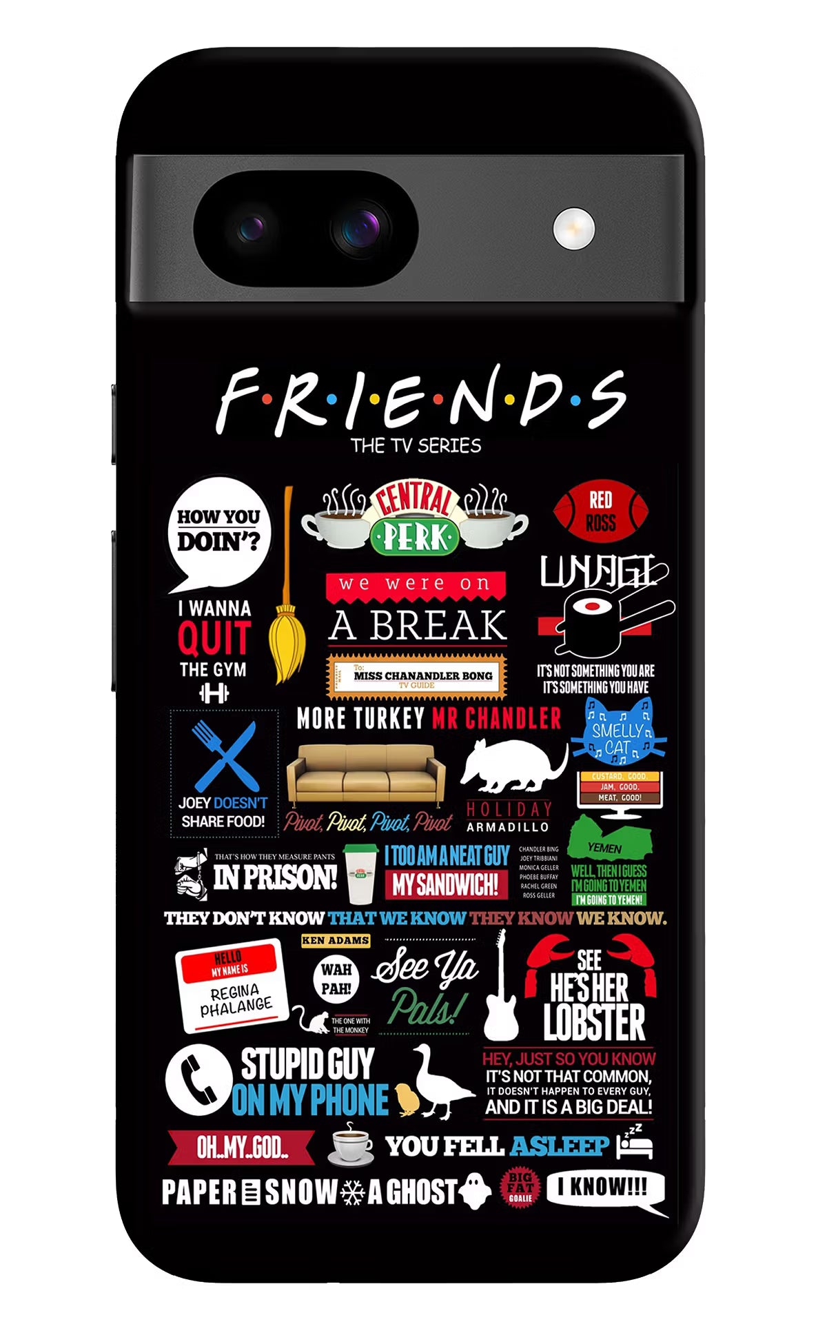 FRIENDS Google Pixel 8A Hard Case Back Cover by Casekaro