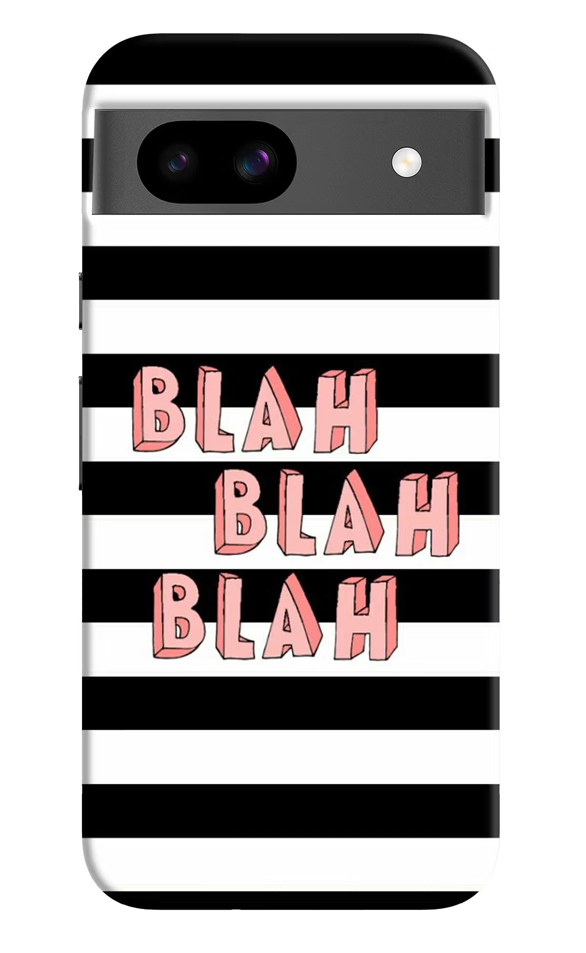 Blah Blah Blah Google Pixel 8A Hard Case Back Cover by Casekaro